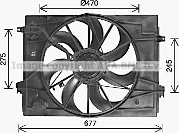 Prasco KA7544 - Ventilators, Motora dzesēšanas sistēma www.autospares.lv