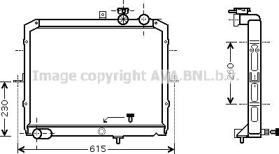 Prasco KAA2033 - Radiators, Motora dzesēšanas sistēma www.autospares.lv