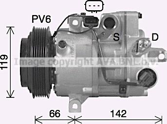 Prasco KAK314 - Kompresors, Gaisa kond. sistēma www.autospares.lv