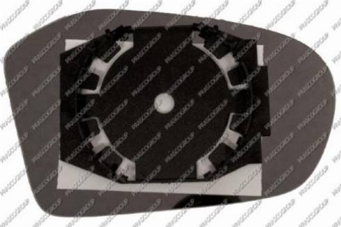 Prasco ME4207516 - Spoguļstikls, Ārējais atpakaļskata spogulis www.autospares.lv