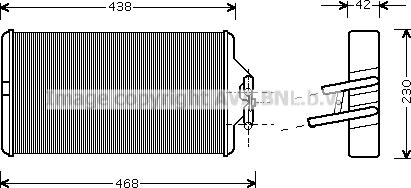 Prasco ME6187 - Siltummainis, Salona apsilde www.autospares.lv