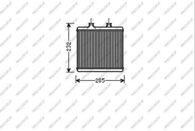 Prasco ME029H001 - Siltummainis, Salona apsilde www.autospares.lv