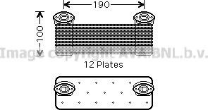 Prasco ME3214 - Eļļas radiators, Motoreļļa www.autospares.lv