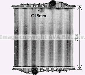 Prasco ME2313N - Radiators, Motora dzesēšanas sistēma www.autospares.lv