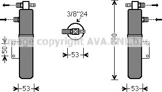 Prasco MED269 - Sausinātājs, Kondicionieris www.autospares.lv