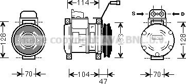 Prasco MEK189 - Kompresors, Gaisa kond. sistēma www.autospares.lv