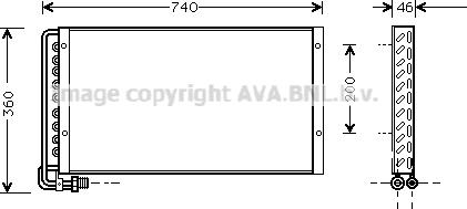 Prasco MN5013 - Kondensators, Gaisa kond. sistēma www.autospares.lv