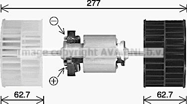 Prasco MN8139 - Elektromotors, Salona ventilācija www.autospares.lv