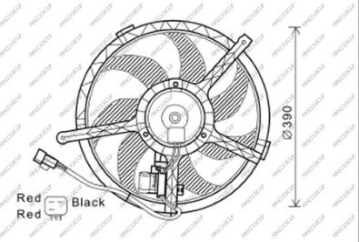 Prasco MN308F001 - Ventilators, Motora dzesēšanas sistēma www.autospares.lv