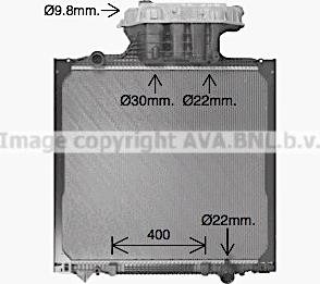 Prasco MN2157 - Radiators, Motora dzesēšanas sistēma www.autospares.lv