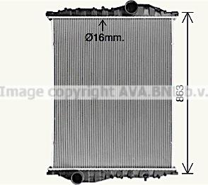 Prasco MN2110N - Radiators, Motora dzesēšanas sistēma www.autospares.lv