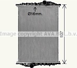 Prasco MN2111N - Radiators, Motora dzesēšanas sistēma www.autospares.lv