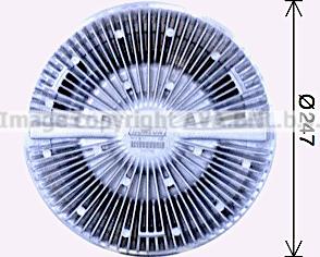 Prasco MNC106 - Sajūgs, Radiatora ventilators www.autospares.lv