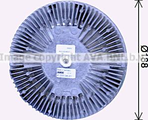 Prasco MNC102 - Sajūgs, Radiatora ventilators www.autospares.lv