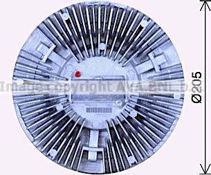 Prasco MNC114 - Sajūgs, Radiatora ventilators www.autospares.lv