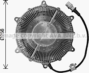 Prasco MNC131 - Sajūgs, Radiatora ventilators www.autospares.lv