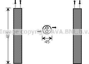 Prasco MND079 - Sausinātājs, Kondicionieris www.autospares.lv