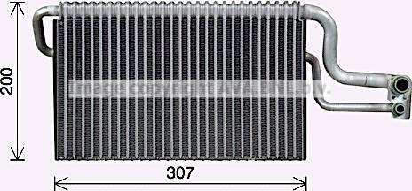 Prasco MNV116 - Evaporator, air conditioning www.autospares.lv