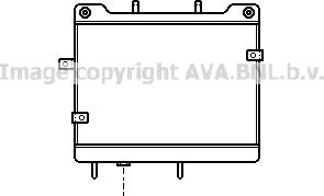 Prasco MS3140 - Eļļas radiators, Automātiskā pārnesumkārba www.autospares.lv