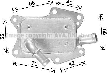 Prasco MS3750 - Eļļas radiators, Motoreļļa www.autospares.lv