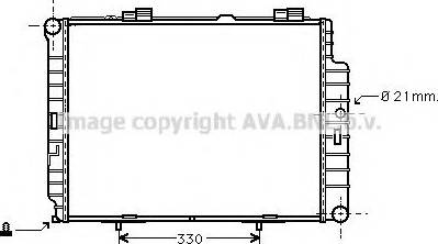 Prasco MS2287 - Radiator, engine cooling www.autospares.lv