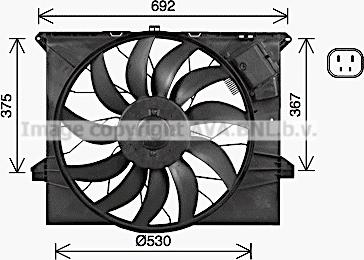 Prasco MS7745 - Ventilators, Motora dzesēšanas sistēma www.autospares.lv