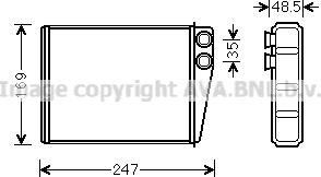 Prasco MSA6673 - Siltummainis, Salona apsilde www.autospares.lv