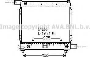 Prasco MSA2064 - Радиатор, охлаждение двигателя www.autospares.lv