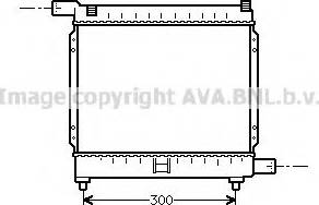 Prasco MSA2039 - Радиатор, охлаждение двигателя www.autospares.lv