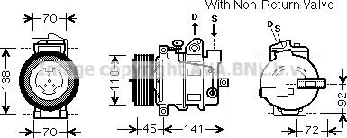 Prasco MSK569 - Kompresors, Gaisa kond. sistēma www.autospares.lv