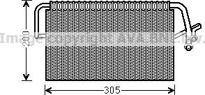 Prasco MSV543 - Iztvaikotājs, Gaisa kondicionēšanas sistēma www.autospares.lv