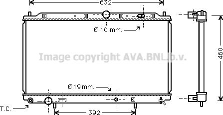 Prasco MT2116 - Radiators, Motora dzesēšanas sistēma www.autospares.lv