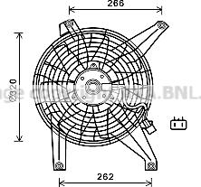 Prasco MT7528 - Ventilators, Motora dzesēšanas sistēma autospares.lv