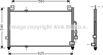 Prasco MZ5104 - Kondensators, Gaisa kond. sistēma www.autospares.lv