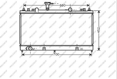 Prasco MZ049R005 - Radiators, Motora dzesēšanas sistēma www.autospares.lv