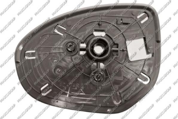 Prasco MZ3307503 - Spoguļstikls, Ārējais atpakaļskata spogulis www.autospares.lv