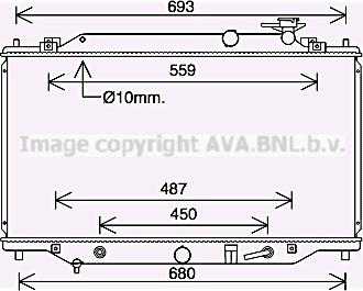 Prasco MZ2292 - Radiators, Motora dzesēšanas sistēma www.autospares.lv