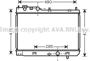 Prasco MZ2214 - Radiators, Motora dzesēšanas sistēma www.autospares.lv