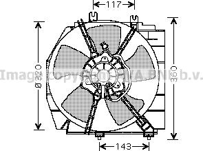 Prasco MZ7513 - Ventilators, Motora dzesēšanas sistēma www.autospares.lv