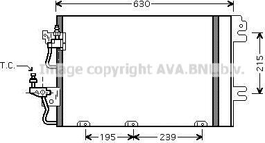 Prasco OL5366D - Kondensators, Gaisa kond. sistēma www.autospares.lv