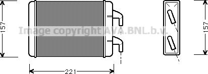 Prasco OL6007 - Siltummainis, Salona apsilde www.autospares.lv