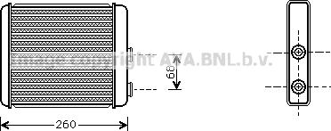 Prasco OL6259 - Siltummainis, Salona apsilde www.autospares.lv