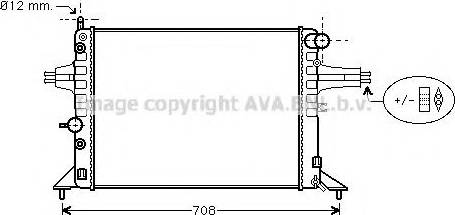 Prasco OL2256 - Radiators, Motora dzesēšanas sistēma www.autospares.lv