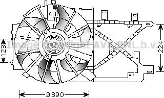 Prasco OL7516 - Ventilators, Motora dzesēšanas sistēma www.autospares.lv