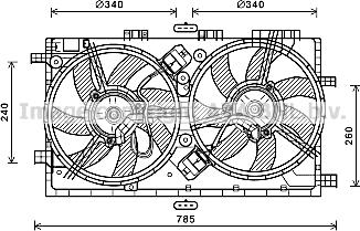 Prasco OL7641 - Ventilators, Motora dzesēšanas sistēma www.autospares.lv