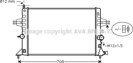 Prasco OLA2440 - Radiators, Motora dzesēšanas sistēma www.autospares.lv