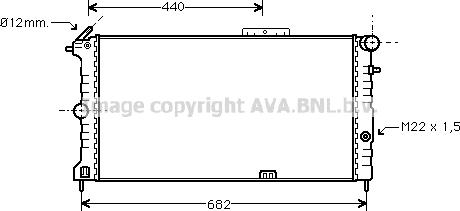 Prasco OLA2190 - Radiators, Motora dzesēšanas sistēma www.autospares.lv