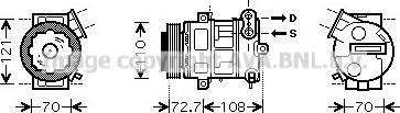 Prasco OLAK419 - Kompresors, Gaisa kond. sistēma www.autospares.lv