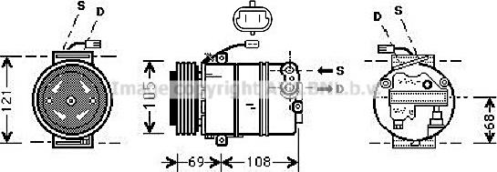 Prasco OLAK373 - Kompresors, Gaisa kond. sistēma www.autospares.lv