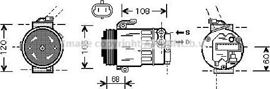 Prasco OLK350 - Kompresors, Gaisa kond. sistēma www.autospares.lv